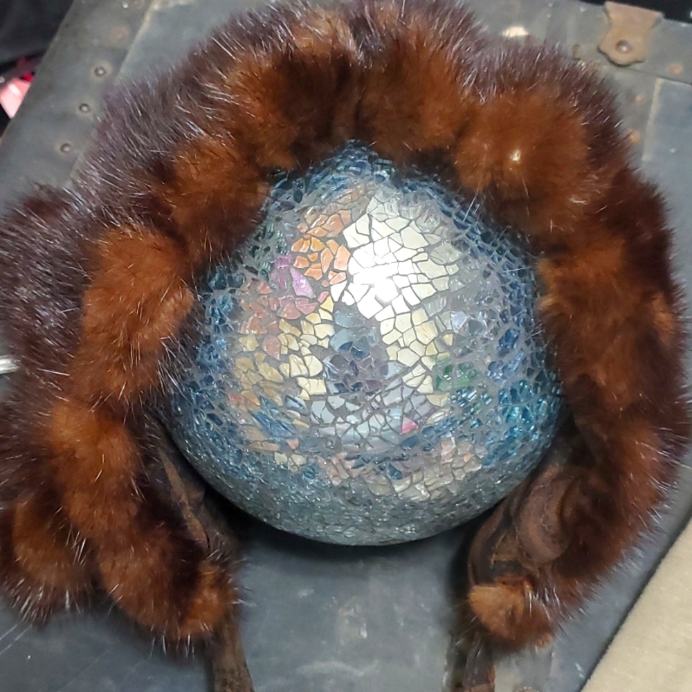 Vintage Fur ear muff hat